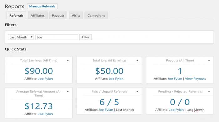 AffiliateWP-Quick-Stats-Report