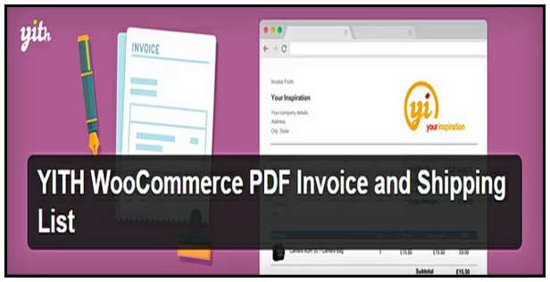 اگر قصد ساختن فاکتورهای PDF در سایت خود را دارید پلاگین YITH WooCommerce PDF Invoice and Shipping List گزینه خوبی است 